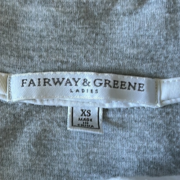 Fairway & Greene XS Ladies Gray Old School Sweatshirt - Picture 5 of 9